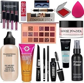 Professional Waterproof HD Makeup Kit Combo For Girls And Women Full Set With All Products Daily And Beauty Parlour Use Pack Of - 14 [BRIDAL MAKEUP KIT]