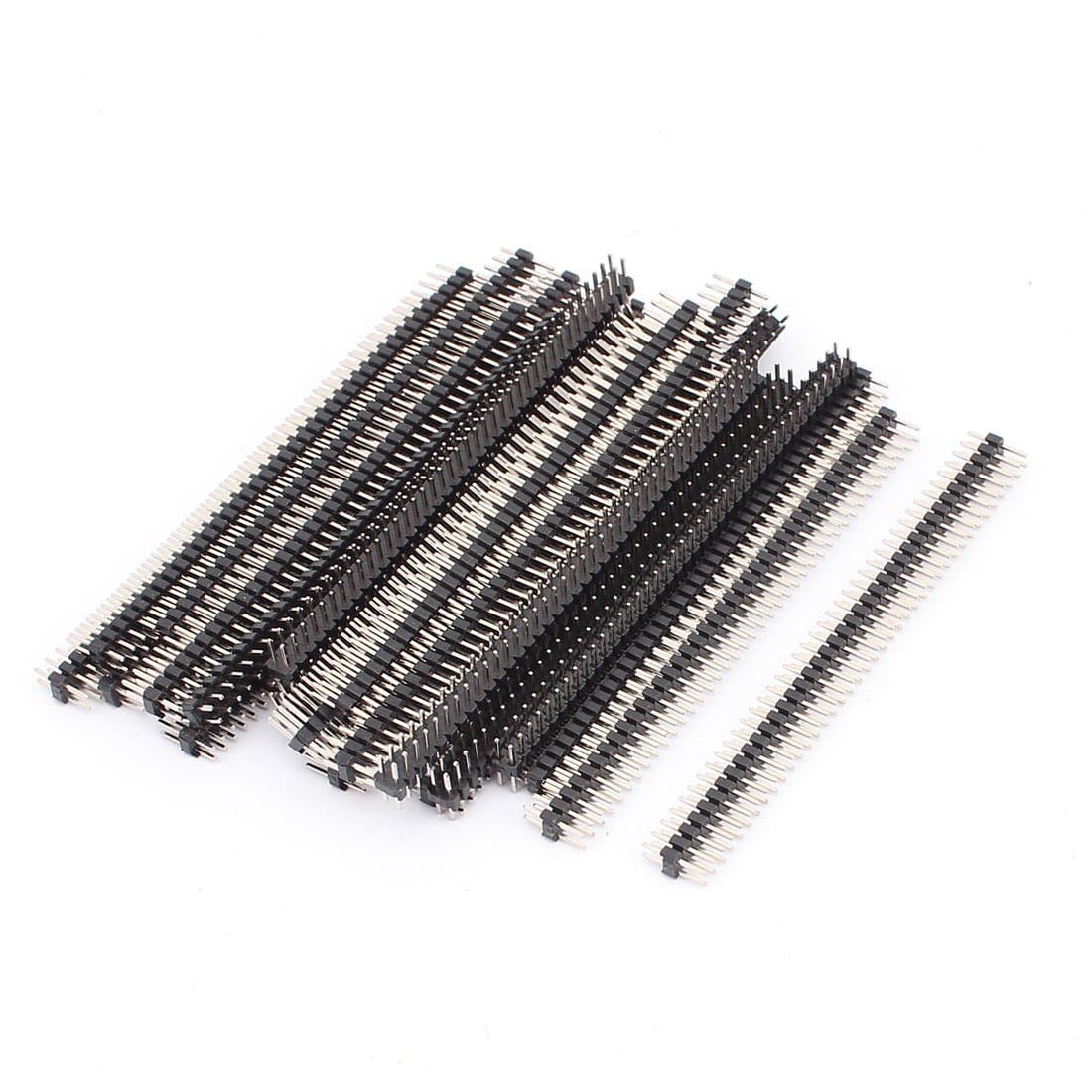 24 Pcs 40 Pin 2mm Pitch Double Row Straight Header Connector Strip Bar