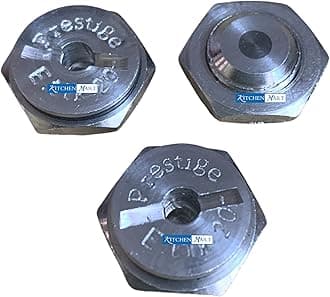 Kitchen Mart Replacement Safety Valve Compatible with Prestige Popular and Popular Plus Pressure Cookers (Set of 3)