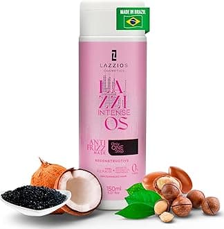 Lazzios Intense Organic Hair Protein - Formaldehyde Free Brazilian Keratin Hair Treatment - Professional Hair Straightening - Keratina para Alisar el Pelo - Argan Oil - Non-Toxic - Anti Frizz - 150ml