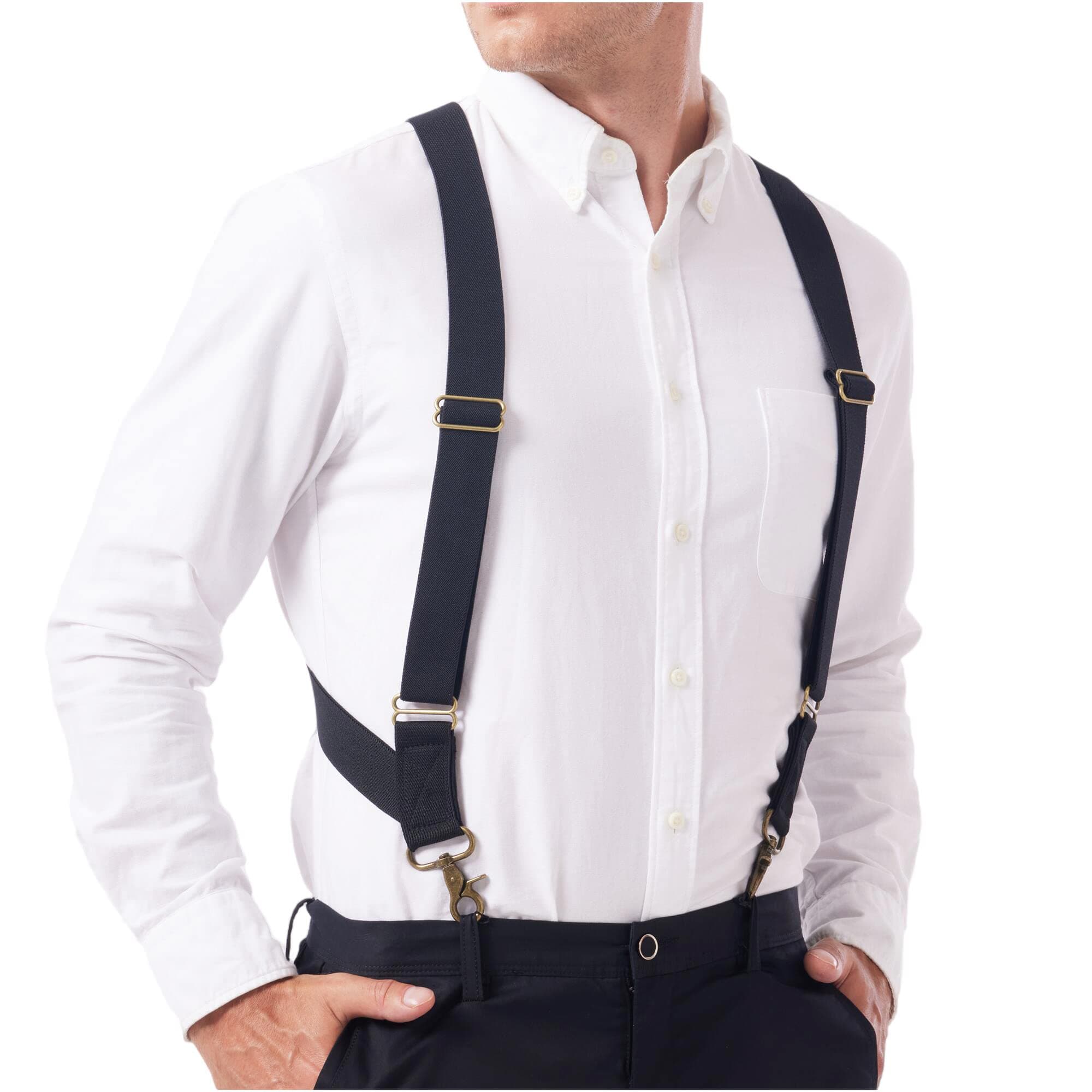 Hook men's suspenders