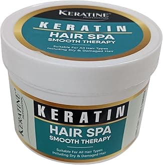 KERATINE PROFESSIONAL Cream Air Spa Smooth Therapy | 100% Soft, Shine & Hair Repair Infused With Brazilian Nut And Keratin Treatment Protein - Conditioning For Dry Damaged (Pack Of 1, 500 Millliters)