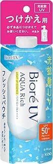 Bioré UV Aqua Rich Light Up Essence Fresh Pouch, 4.2 oz (120 g), Refill Sunscreen SPF50