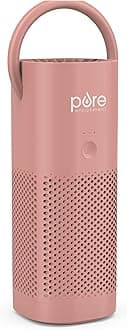 Pure Enrichment® PureZone™ Mini Portable Air Purifier - True HEPA Filter Cleans Air, Helps Alleviate Allergies, Eliminates Smoke & More — Ideal for Traveling, Home, and Office Use (Starlight Blue)