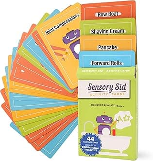 Autism Card | Sensory Sid Activity Cards for Kids – Sensory Processing Support, Emotional Regulation & ADHD-Friendly Therapy Activities for Families Seeking Autism Sensory Products
