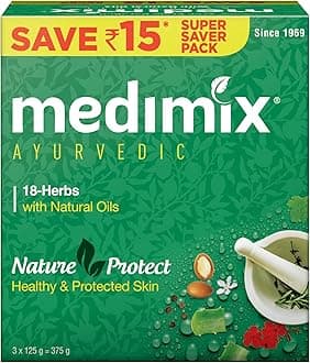 Medimix Ayurvedic Classic 18 Herbs Soap, 3x125g
