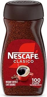 NESCAFÉ CLÁSICO Instant Coffee, Dark Roast Coffee, 1 Jar (7 Oz)