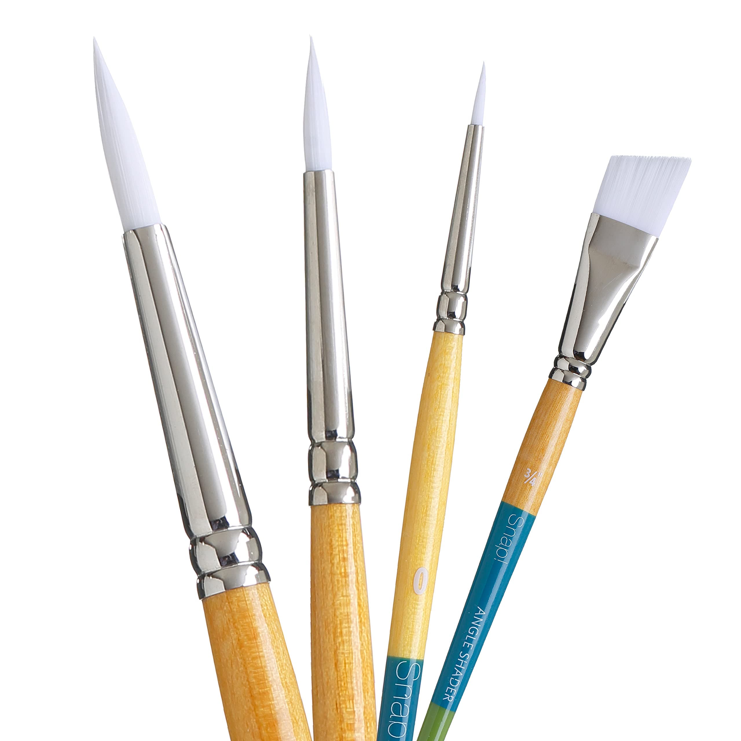 9850SET-3 Snap! Paintbrush Set, White