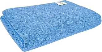 SOFTSPUN Microfiber Hair & Face Care Bath Towel 1 pc 60x120cm Sky Blue! Ultra Absorbent Super Soft & Comfortable, Quick Drying for Men & Women Daily Use Pack of 1 Extra Large Size Unisex