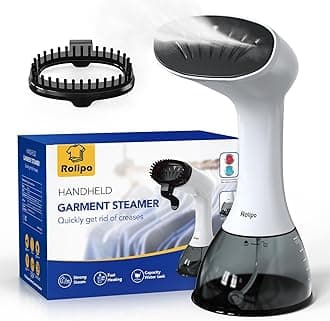 Steamer for Clothes 1350W, Clothes Steamer for Home, Office, Travel, Upgraded 400ML Large Capacity Water Tank, Wrinkle Remover