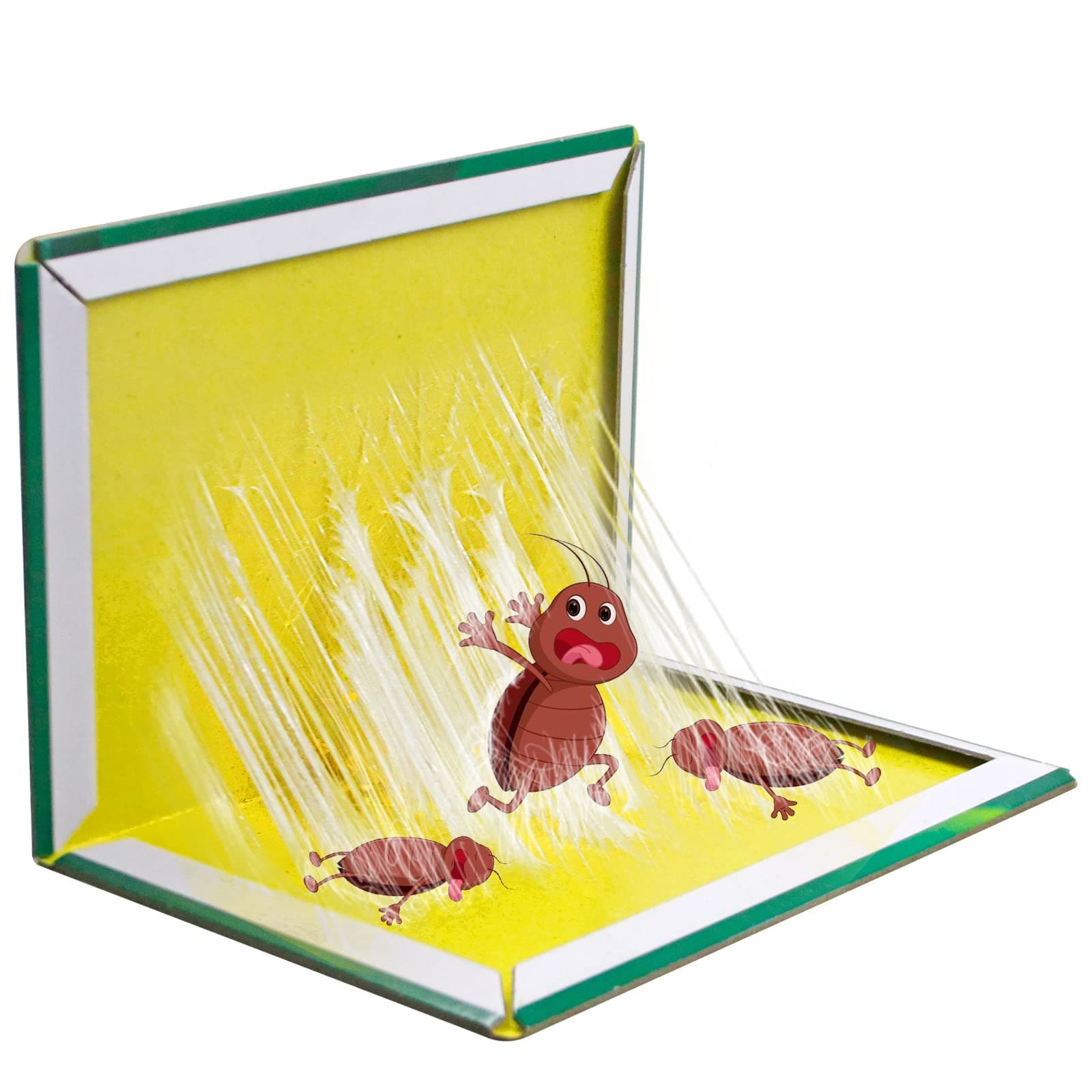 Pest Sticky Pads Trap, 12 Pack Multi-Use Glue Traps/Pest Sticky Board, Extra Strong Glue Sticky Board Trap, Effective Traps for Outdoors, Home, Garden & Office