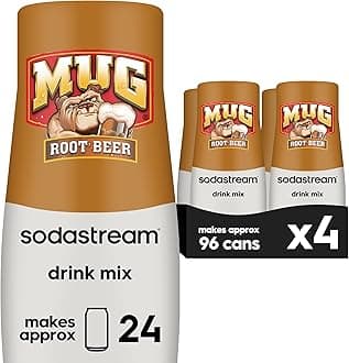 SodaStream Mug Root Beer Drink Mix pack of 4