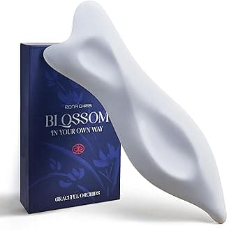 Rena Chris3D Ceramic Gua Sha Facial Tools - Acupressure & Guasha for Face Massage, Jawline Sculpting, Puffiness Reduction- Skin Care Gift with User Manual