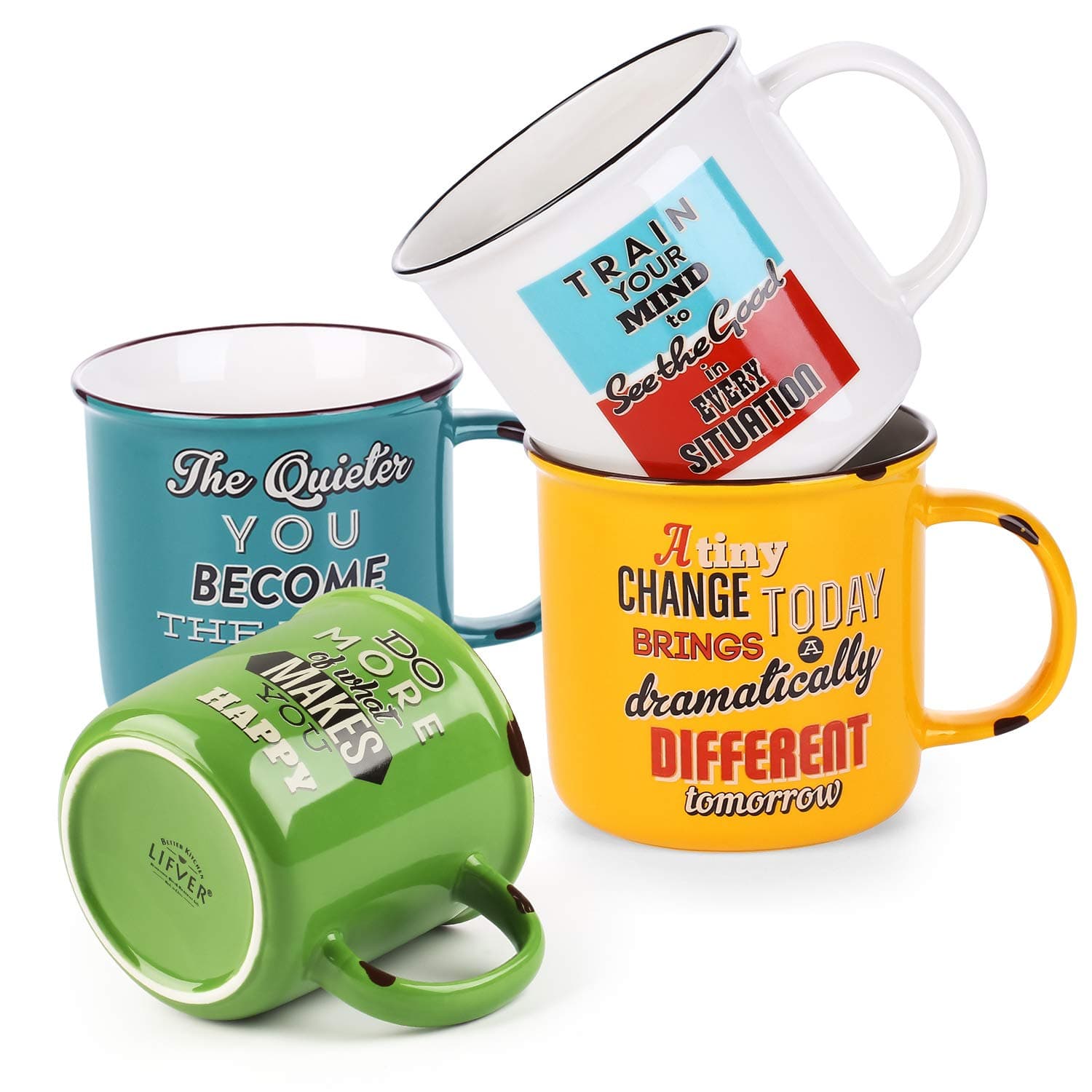 Retro Large Coffee Mugs