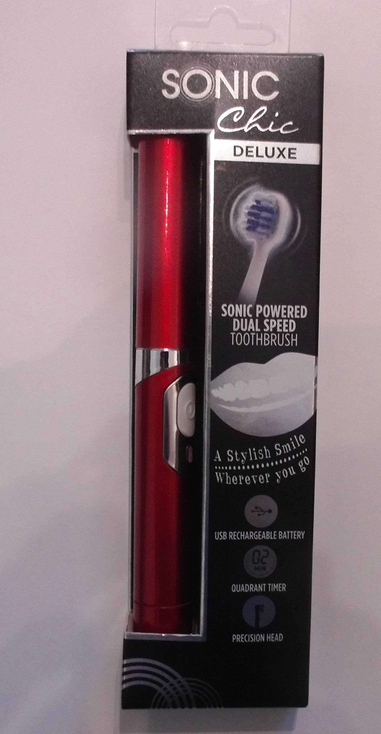 DELUXE Ruby Red Toothbrush