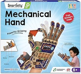 Smartivity Robotic Mechanical Hand Toy for Kids 8-10-12-14 Years Old | Parents Choice Award Winner I Birthday Gifts for Smart Kids | Superhero Toy for Boys & Girls 8,9,10,11,12,13,14