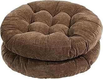 Tiita Outdoor Cushions Square Floor Pillow Thicken Tufted Seat Pad Large Floor Cushion for Yoga Meditation Living Room