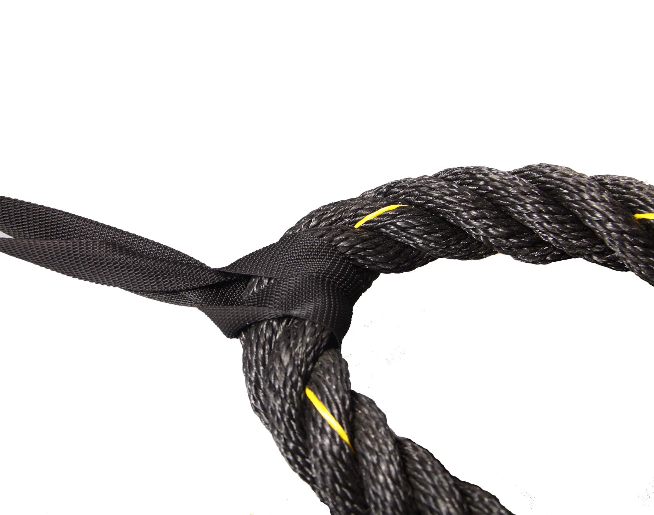 Azukaâ® Protective Anchor Strap Kit for Battle Rope, Nylon, Black