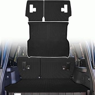 Cargo Liners Backrest Mat for Toyota Land Cruiser Prado 250 LC250 & Lexus GX550 Accessories 2024-2025 with Hook&Loop Rear Trunk Mat Rear Seat Back Cover Protector All Weather Anti-Slip Split Dog Liner