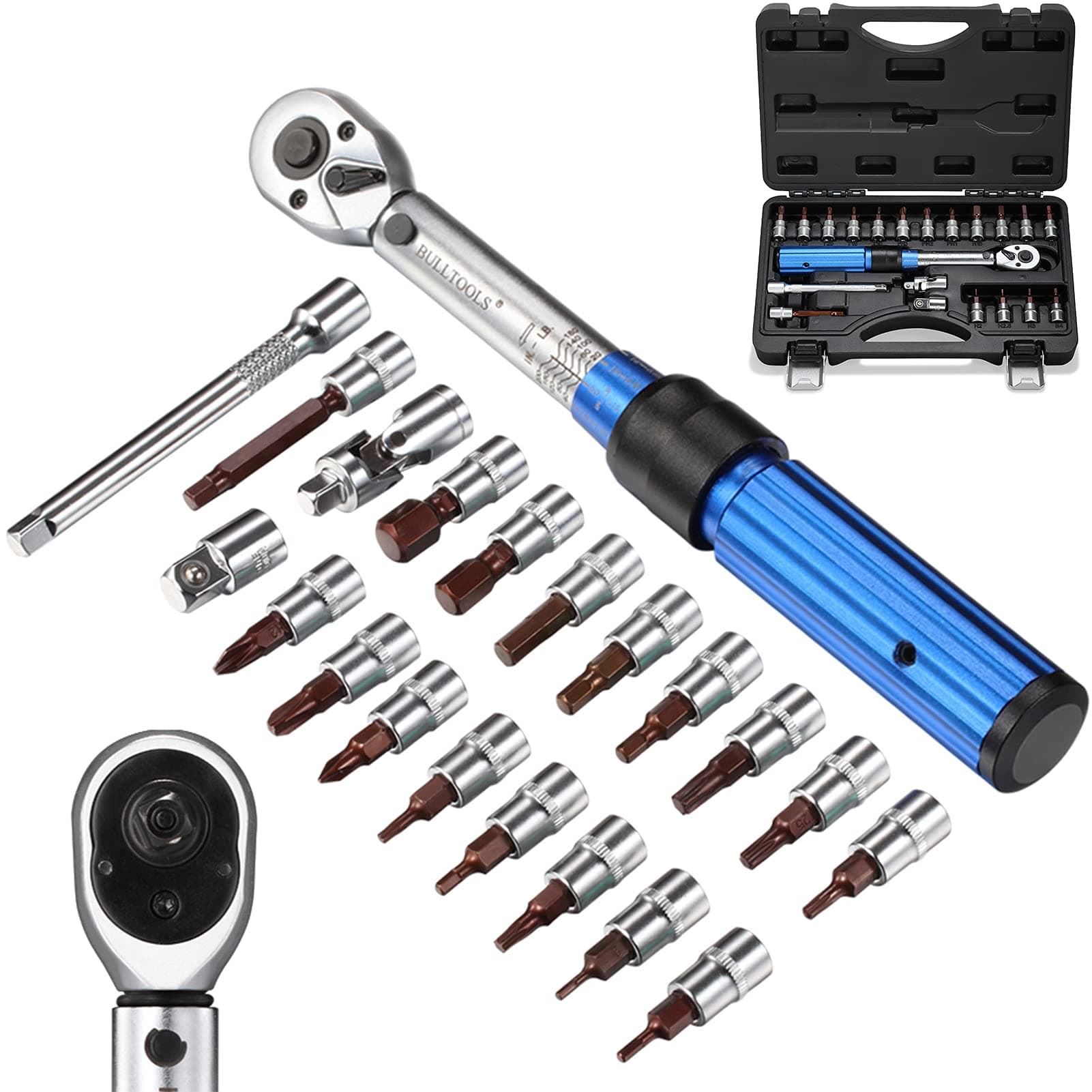 BULLTOOLS 1/4-inch Torque Wrench Set