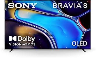77 Inch OLED 4K Ultra HD TV BRAVIA 8 Smart Google TV with Dolby Vision HDR and Exclusive Features for PlayStation® 5 (K-77XR80)