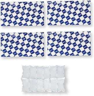 Reusable Dry Ice Packs for Shipping & Storage - Long Lasting Cold Packs for Lunch Box & Coolers - Ideal for Frozen Food & Drinks
