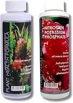 Foodie Puppies Aquatic Remedies 2-in-1 Aquarium Medicine Combo - (Plant Food + Health Formula, 120ml Each) | Plant Fertilizer for Planted Aquarium | Nutrient Supplements with Free Key Ring