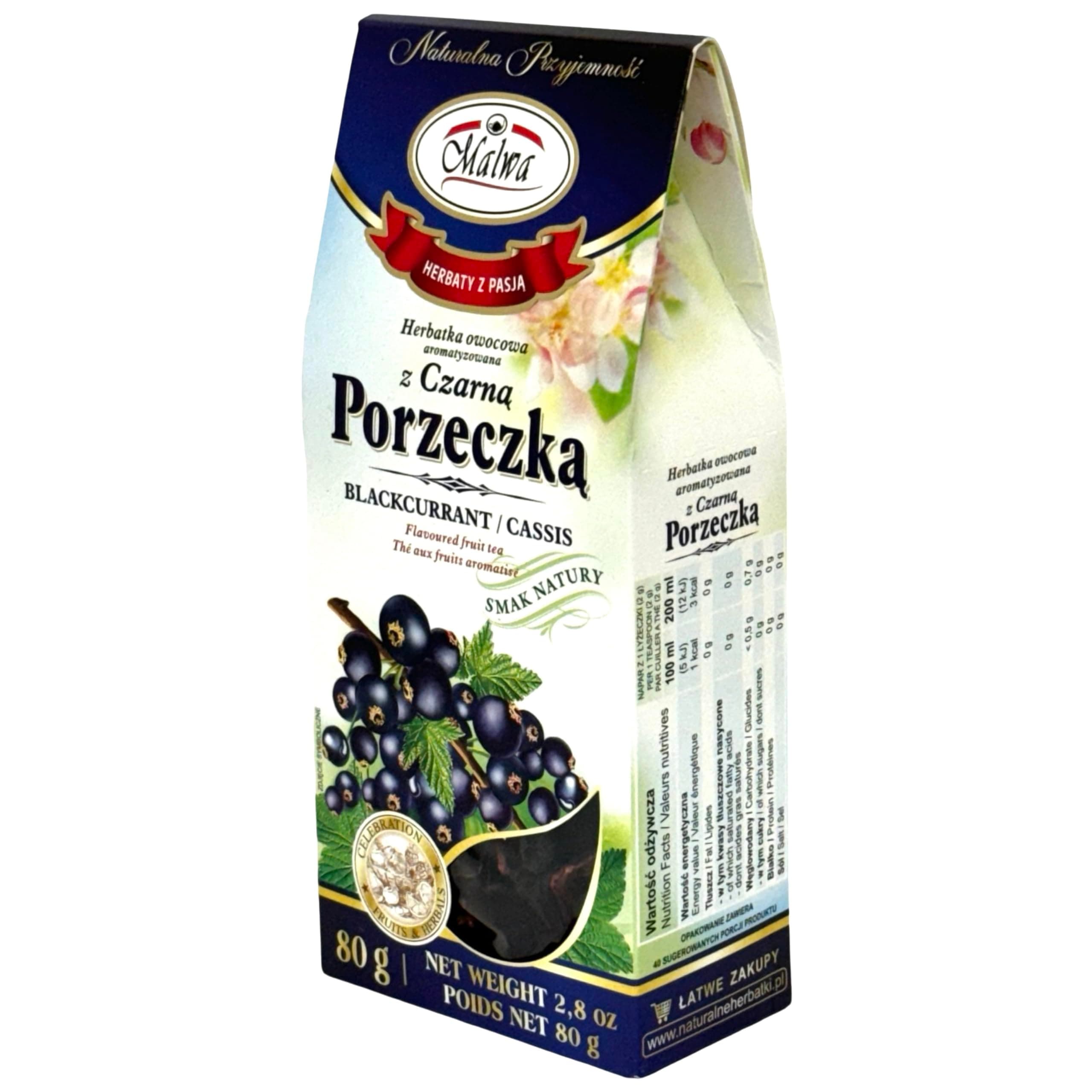 Black Currant Fruit Tea 80g (1 pack)