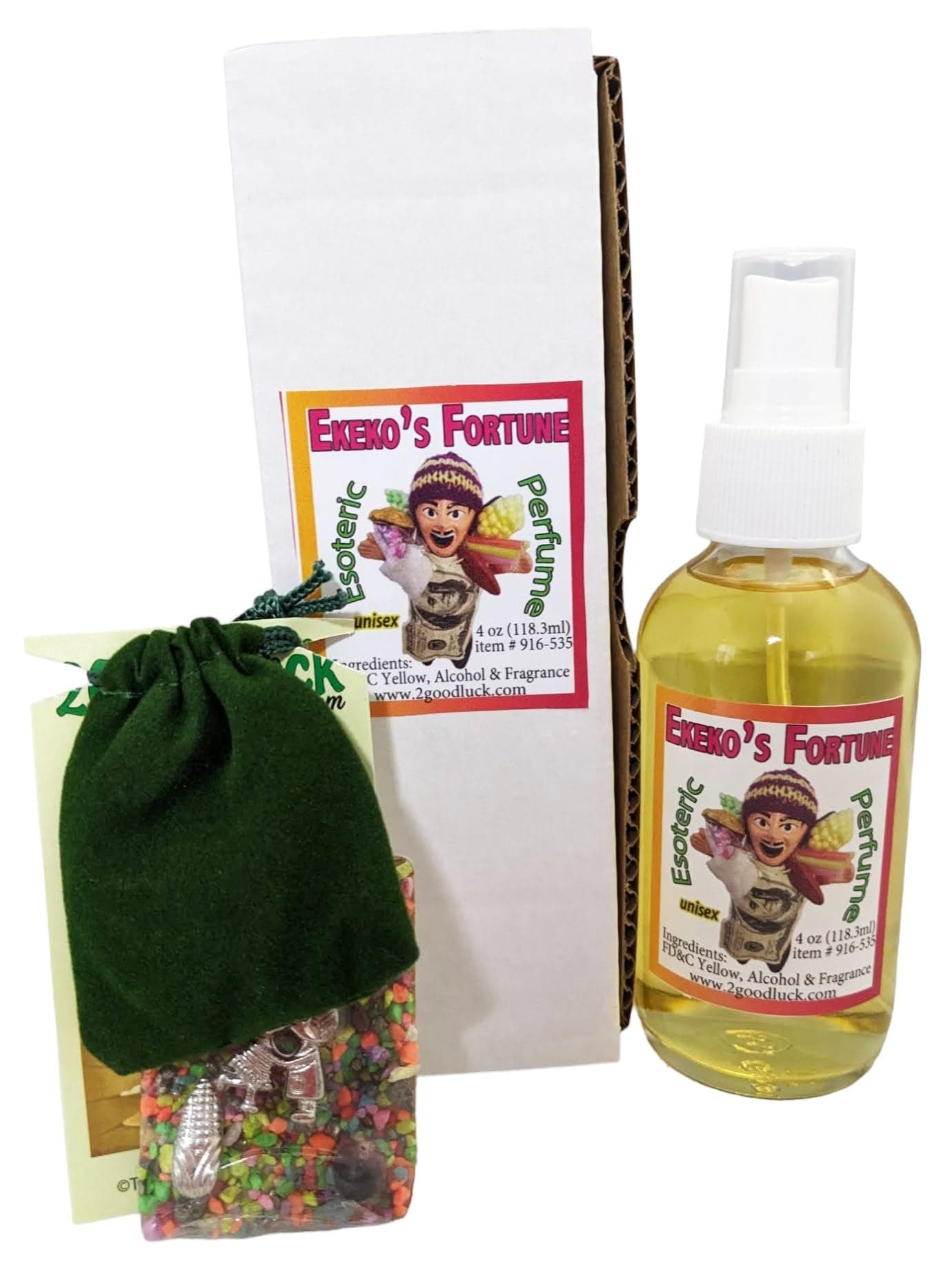 Ekeko's Fortune Perfume W/pheromones & Amulet Rituals & Magic - Perfume Ekeko C/Feromonas & Amuleto- Rituales Y Magia