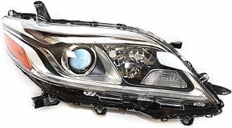 LYNICESHOP Front Headlight, Clear Headlight for Toyota Sienna 2015-2020 Xenon with LED DRL Assembly Headlights, Assembly Replacement Factory Headlamp (Passenger Side)