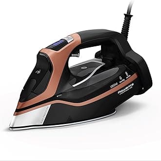 Iron Steam Force Pro Steam Iron for Clothes, 1850 Watts, 5 Presets Smart Screen, Stainless Steel Soleplate, High-Efficiency Handheld Steamer Ironing, Anti-Drip Protection, Black Copper, DW9580