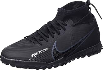 NIKEMen's Zoom Mercurial Superfly 9 Academy TF Sneaker, Black/DK Smoke Grey-Summit White-Volt, 3.5 UK