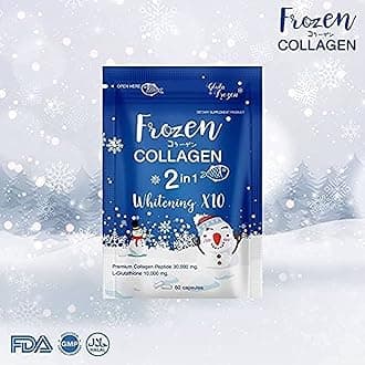 GLUTA FROZEN Frozen Collagen 2 in 1 Premium Peptide & Glutathione (60 Capsules)
