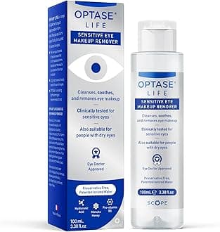 Optase Life Sensitive Eye Makeup Remover – Gentle & Effective for All Skin Types - Breakthrough Innovation vs Traditional Micellar Water - 100ml
