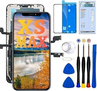 for iPhone XS MAX LCD Screen Replacement Front Panel LCD FHD Resolution Kit Tools Included (6.5 inch)
