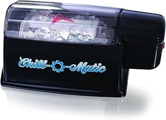 Chill-O-Matic Instant Beverage Cooler – Chill 12 oz Soda & Beer Cans in 60 Seconds – Portable Electric Drink Chiller for Tailgating, BBQs, Camping & Parties (Black)