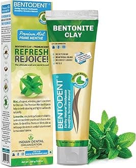 Natural Toothpaste For Entire Family Incl Kids - Your Daily Oral Detox, Cleanse & Remineralize - SLS Free, Fluoride Free (Premium Mint)