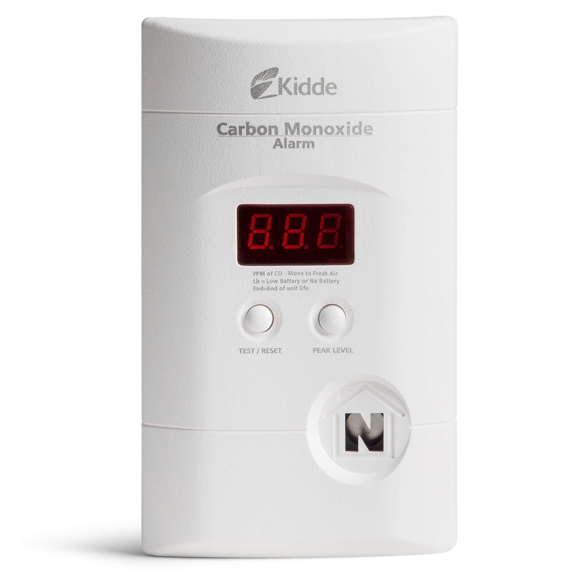 Kidde KN-COPP-3 Nighthawk Plug-In Carbon Monoxide Alarm with Battery Backup