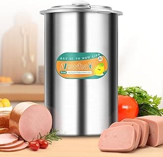 304 Stainless Steel Meat Press Deli Meat Maker Ham Maker Press Tool DIY Homemade Lunch Meat Maker With Thermometer