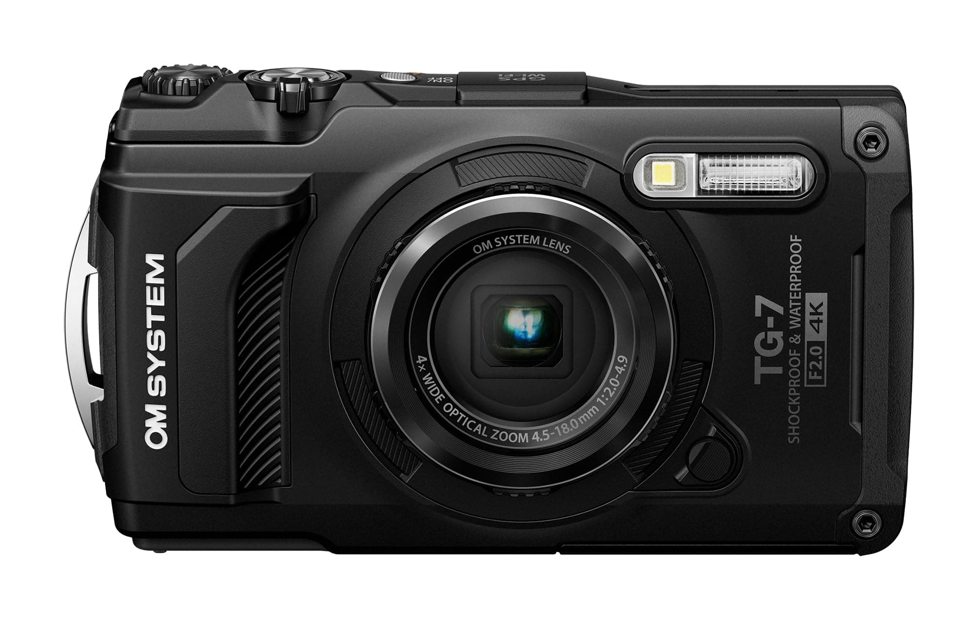 OM SYSTEM Tough TG-7 Digital Camera - Black