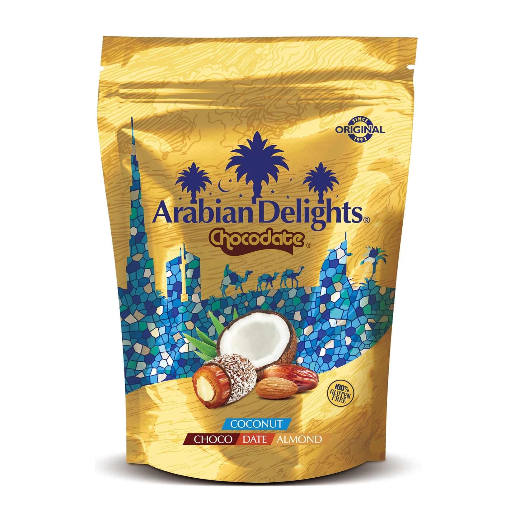 Arabian Delights Coconut Chocodate Pouch 250 g