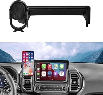 Autorder Car Phone Holder for 2021-2024 Ford Bronco Sport Accessories Phone Mount 8-Inch Screen Cell Phone Automobile Cradles Hands-Free 360 Degree Rotation