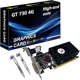 KAER GT 730 Graphics Card, 4GB DDR3, DirectX 11 128 Bit, VGA/DVI-D/HDMI, PCI Express 2.0 x 16, Nvidia Video Card, Computer GPU