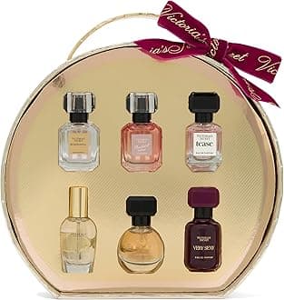Victoria's Secret Mini Eau de Parfum Discovery Gift Set: Bombshell, Bombshell Magic, Tease, Bare, Very Sexy, & Heavenly