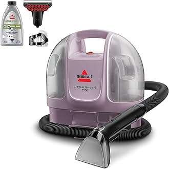 Little Green Mini Portable Carpet and Upholstery Deep Cleaner, Car/Auto Detailer, with HydroRinse Self-Cleaning Tool and 4" Tough Stain Tool, Limited Edition Color Dusk Pink, 4075L