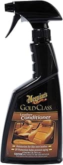 Meguiar's Gold Class Leather Conditioner Spray - Premium Car Leather Conditioner - Protect Your Car's Seats from Cracking, Fading and Drying Out - Keep It Looking and Feeling New, 16 Oz