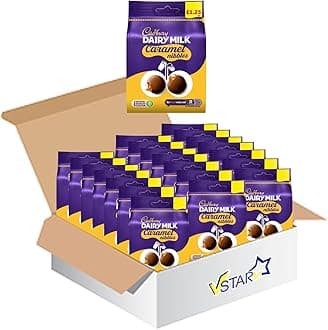 VSTARAll Chocolate Bars Collection (Dairy Milk Caramel Nibbles Bag 85g, Half Box)