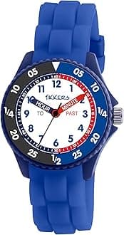 Kids Blue & Black Silicone Time Teacher Watch ATK1088