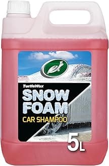 Snow Foam, Thick, PH balanced Car Shampoo. 5L, Pack of 1, Cherry Scented, Streak Free Formula Safe for All Paint, Tyres, Wheels and Trim, Perfect for Overall Car Cleaning