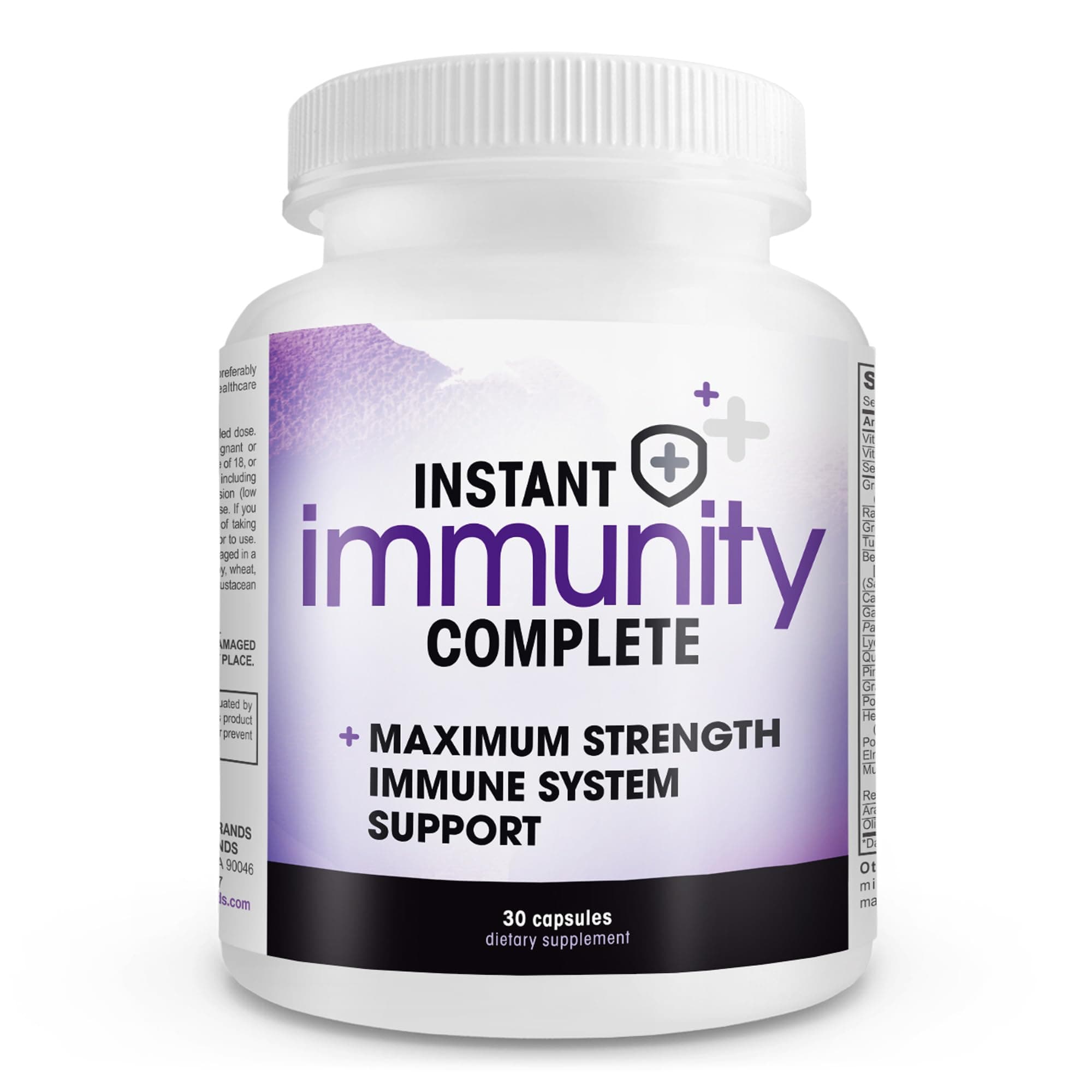 Instant BrandsImmunity, Immune Support Formula, Maximum Strength, 60 Capsules